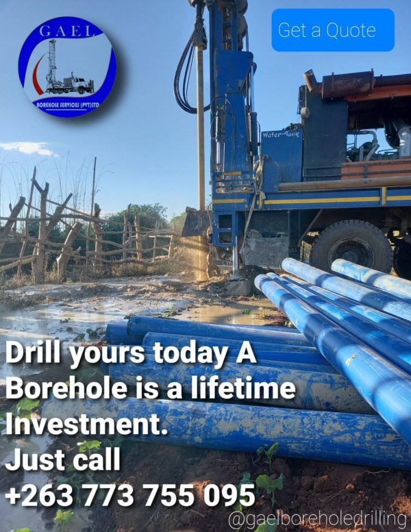borehole drilling services zimbabwe