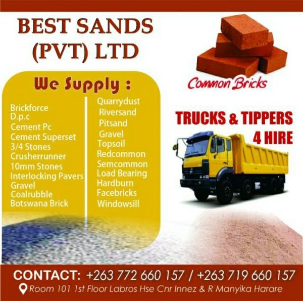 building materials for sale harare
