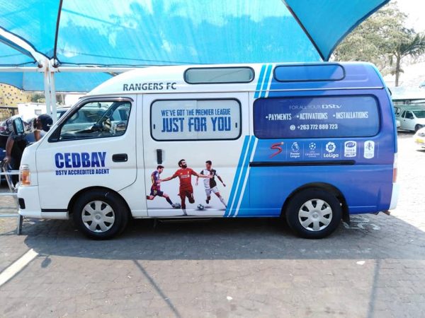 graphic design and printing services - vehicle branding harare