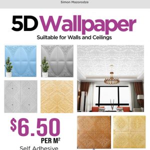 wall and ceiling wallpapers harare zimbabwe