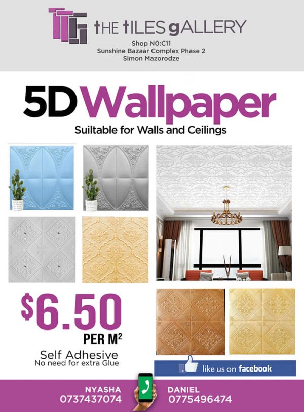 wall and ceiling wallpapers harare zimbabwe