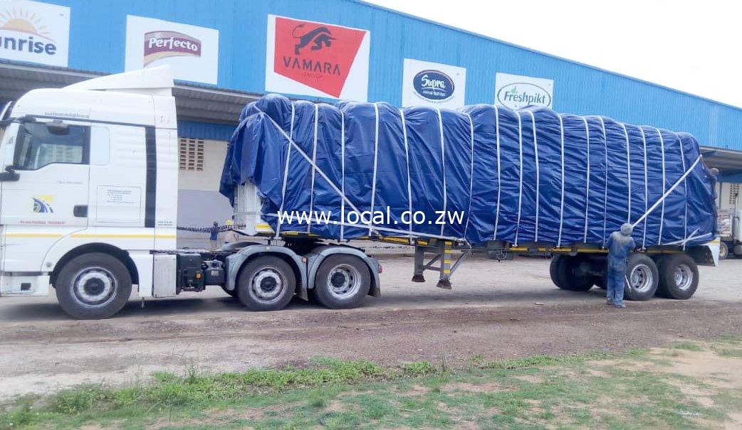 30 Truck for Hire Harare - 30 Trucks for Hire in Zimbabwe - 30 Trucks for Hire Near Me - 30 Trucks for Hire in Bulawayo White Truck loaded with a blue tent Trucks Hire in Zimbabwe